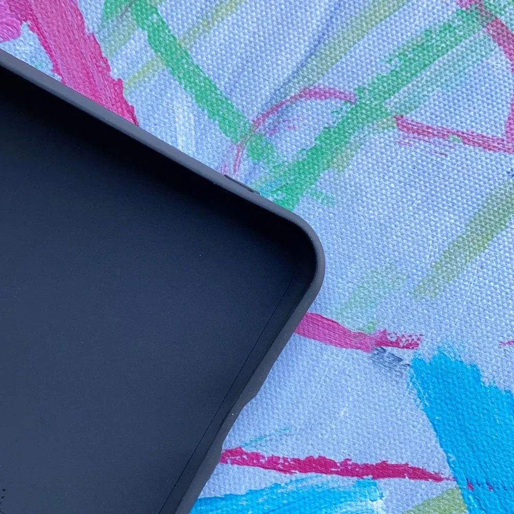 iPhone XS Max Case Pink Blue Leopard Print Cover - Picture 3 of 4